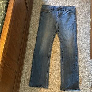 Men's Blue Bootcut Jeans 34x34